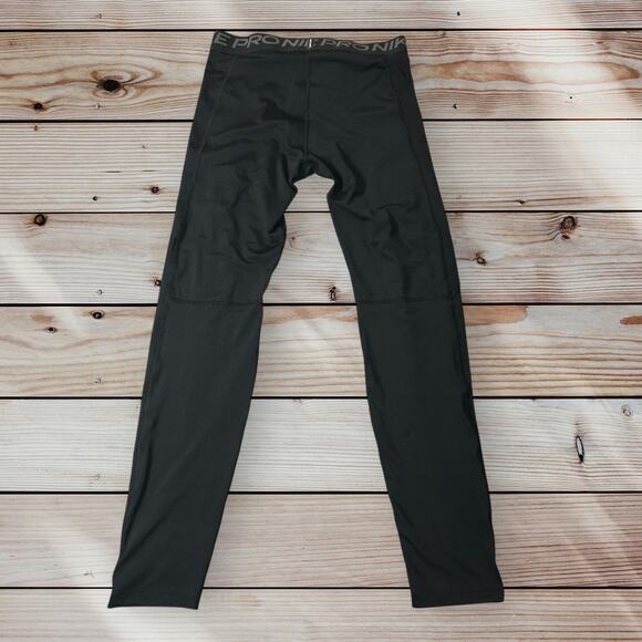 New Nike Pro Dri FIT Compression Pants Black Athletic Boys Extra Large - Picture 4 of 11